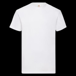 Fruit of the Loom Unisex T-shirt - Hvid - L