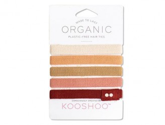 Kooshoo hårelastikker - øko & plastikfri - 5 stk