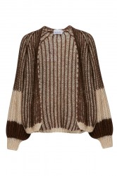 Noella - Cardigan - Liana Knit Cardigan - Beige/brown