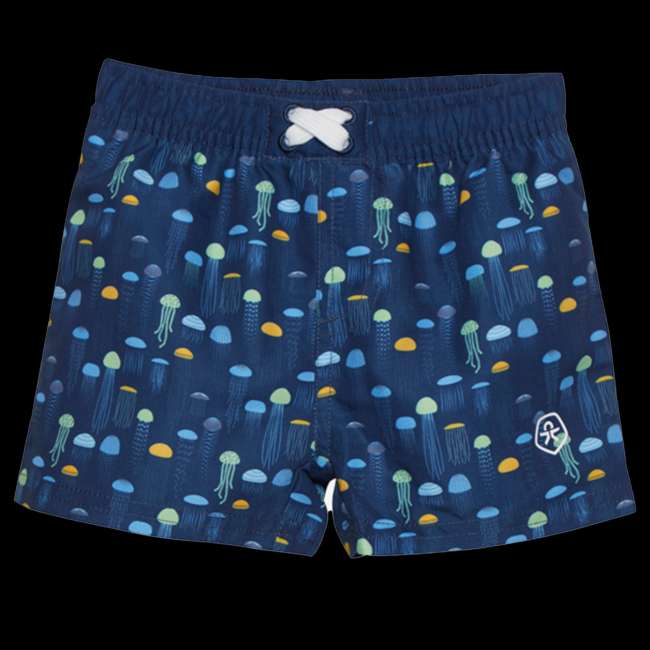 Priser på Color Kids Drenge Badeshorts - Dark Denim - 74